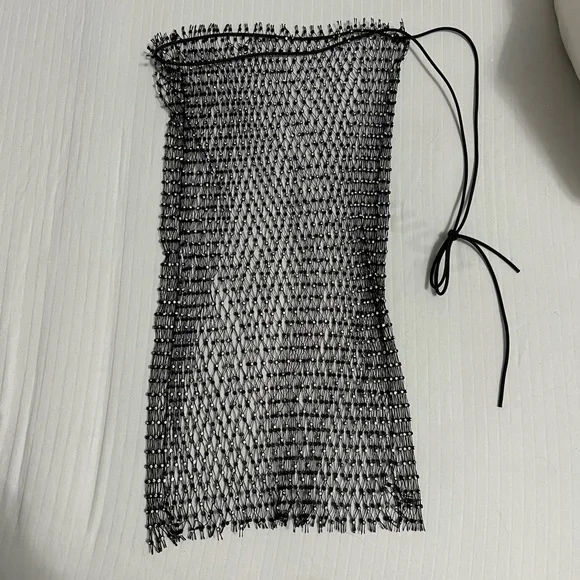 Sheer Rhinestone Skirt - Picture 5 of 6